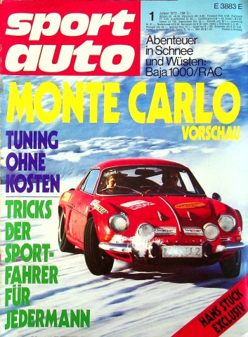 Sport Auto 01/1973 Sport Auto 01/1973
